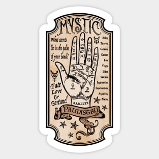 Mystic Palmistry Sticker